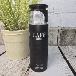 CAFE NOIRE PERFUMED BODY SPRAY BY RIFFS WARM AND SPICY SCENT MENS NWOT